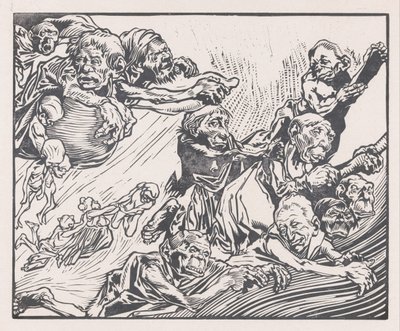Creature fantastiche fluttuanti da Johannes Josephus Aarts