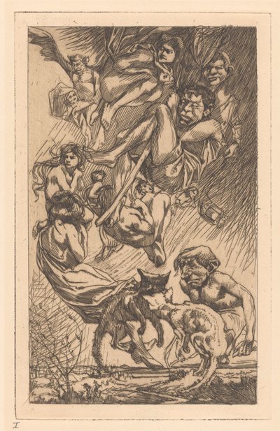 Persone fluttuanti, creature fantastiche e gatti da Johannes Josephus Aarts