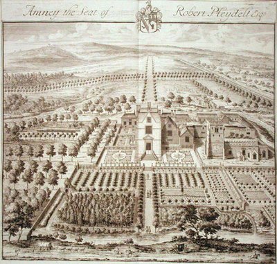 Amney, la residenza di Robert Pleydell, Esq. da Johannes Kip