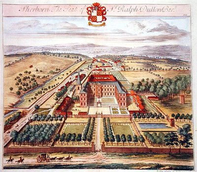 Sherborn, la residenza di Sir Ralph Dutton da Johannes Kip