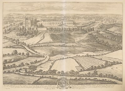 Il Castello di Bolsover nel Derbyshire da Johannes Kip