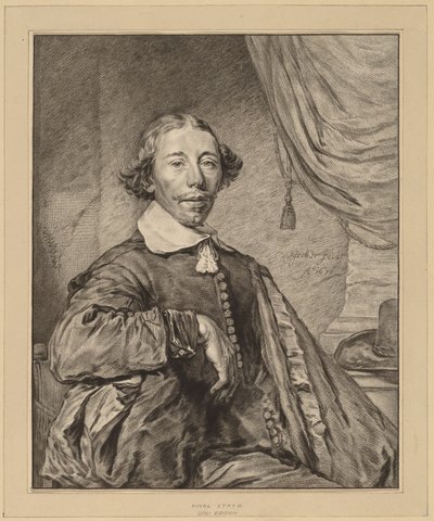 Ritratto di un uomo seduto, 1771 da Johannes Kornlein