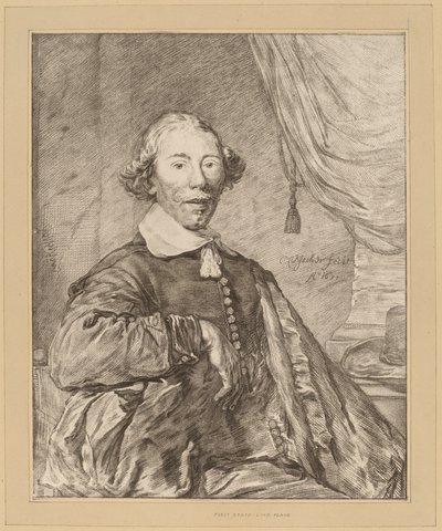 Ritratto di un uomo seduto da Johannes Kornlein