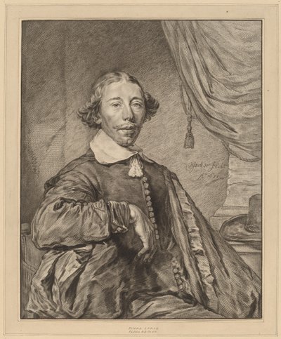 Ritratto di un Uomo Seduto, 1771 da Johannes Kornlein