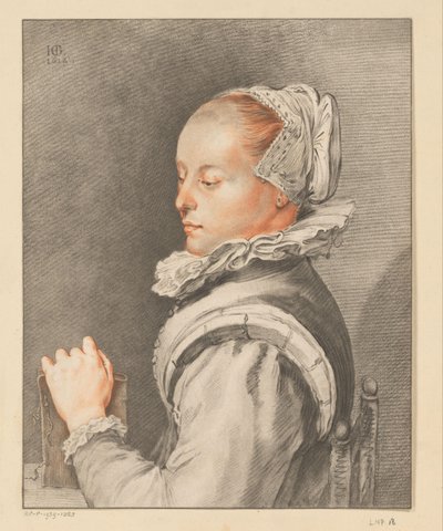 Ritratto di una giovane donna da Johannes Kornlein