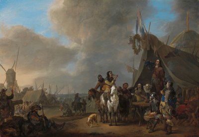 Campo militare da Johannes Lingelbach