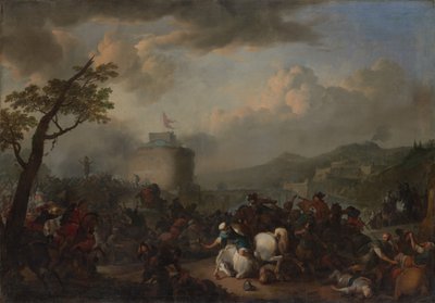 Scena di battaglia da Johannes Lingelbach