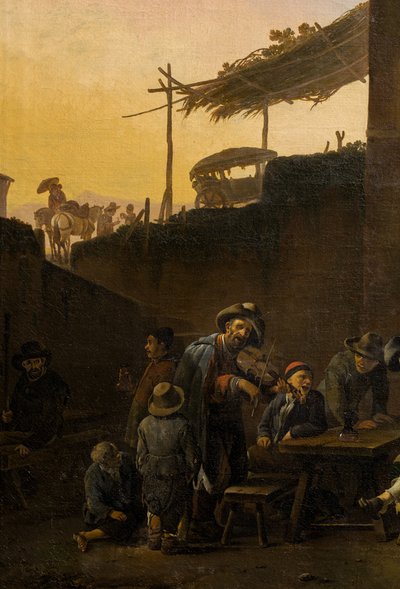 Bevitori davanti a un