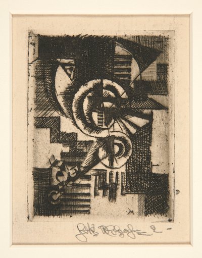 Macchina per piccole altezze (Kleines Hohenmaschine) da Johannes Molzahn