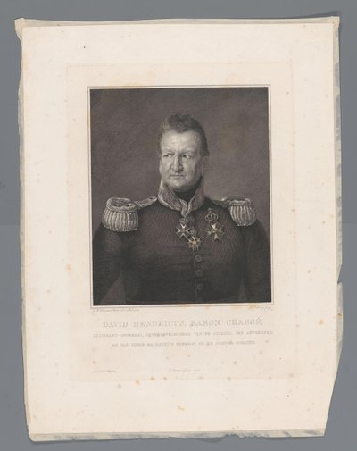 David Hendricus, barone Chassé, Luogotenente Generale, comandante supremo della Cittadella di Anversa e della flotta reale sullo Schelda Orientale da Johannes Philippus Lange