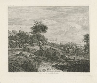 Paesaggio roccioso da Johannes Pieter de Frey