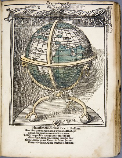 Johann Schöner, Luculentissima quaedam terrae totius descriptio da Johannes Schoner