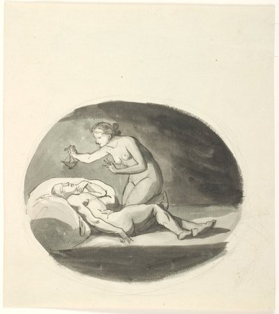 Psiche e Amore Addormentato da Johannes Senn