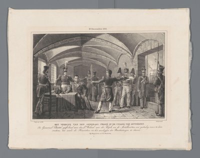 Il soggiorno del generale Chassé nella cittadella di Anversa, 18 dicembre 1832 da Johannes Steyn