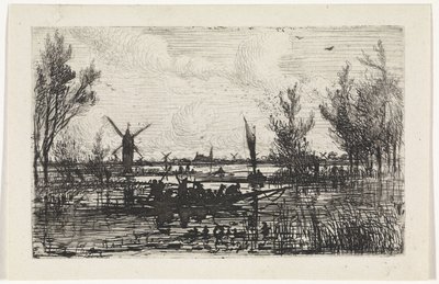 Paesaggio olandese da Johannes Tavenraat