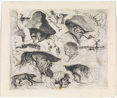 Foglio di studio da Johannes Tavenraat