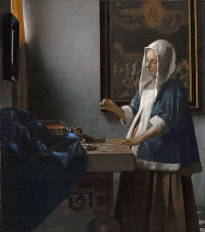 Donna in equilibrio da Johannes Vermeer