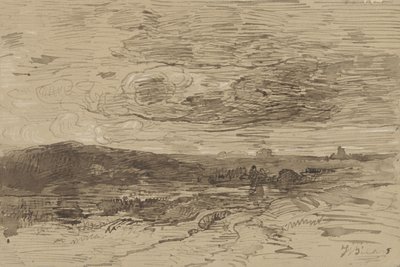 Brughiera in Drente da Johannes Warnardus Bilders
