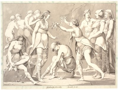 "Gindanische Quinder. Herodotius Lib. IV" da Johannes Wiedewelt