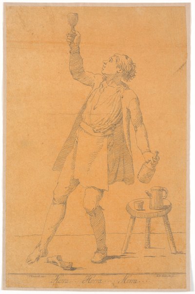 Ritratto di Jens Juel? Gesso da Johannes Wiedewelt