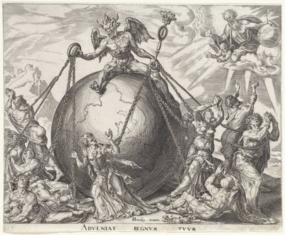 Venga il tuo regno (serie Padre Nostro) da Johannes Wierix