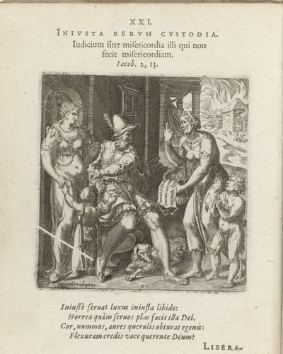 La ritenzione abusiva dei beni da Johannes Wierix