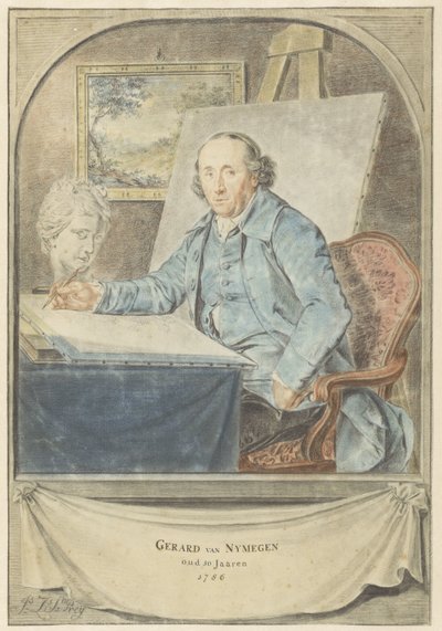 Ritratto di Gerard van Nijmegen da Johannes Zacharias Simon Prey