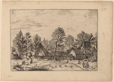 Fattoria con Cancello da Johannes and Lucas van Doetechum after Master of the Small Landscapes