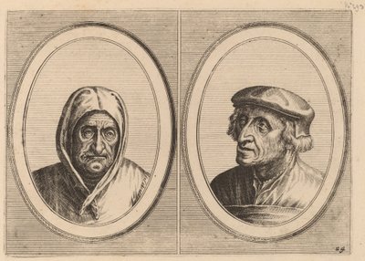 "Aecht Sonder-Ziel" e "Heertje Al-te-mooy" da Johannes and Lucas van Doetechum after Pieter Bruegel the Elder