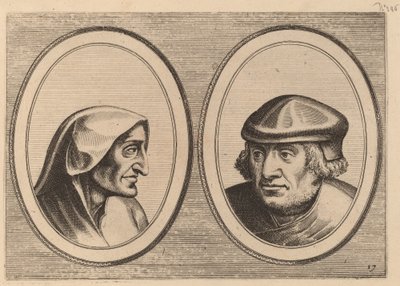 "Aerdighe Kniertje" e "Onbekommerde Klaes" da Johannes and Lucas van Doetechum after Pieter Bruegel the Elder