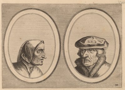 "Buyltje On-versaed" e "Waerner Altijdt-meer" da Johannes and Lucas van Doetechum after Pieter Bruegel the Elder