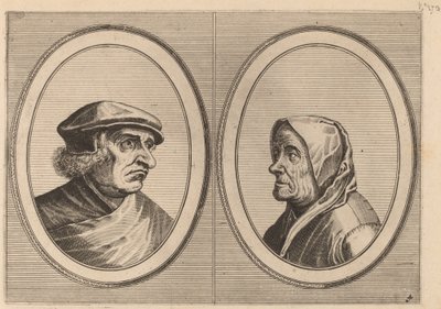 "Joris Ysegrim" e "Quastighe Jopje" da Johannes and Lucas van Doetechum after Pieter Bruegel the Elder
