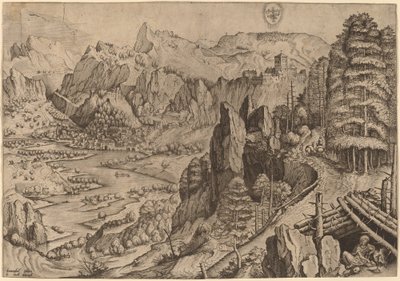 Maddalena penitente da Johannes and Lucas van Doetechum after Pieter Bruegel the Elder