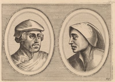 "Oprechte Lammert" e "Deughdighe Geertruyd" da Johannes and Lucas van Doetechum after Pieter Bruegel the Elder