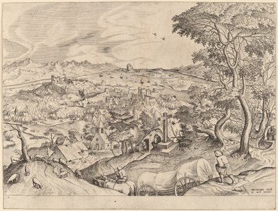 Plaustrum Belgicum da Johannes and Lucas van Doetechum after Pieter Bruegel the Elder