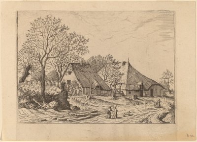 Fattoria con Capanno e Pozzo da Johannes and Lucas van Doetechum after the Master of the Small Landscapes