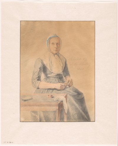 Ritratto di Catharina van Eck da Johannes de Koning (signed by artist)