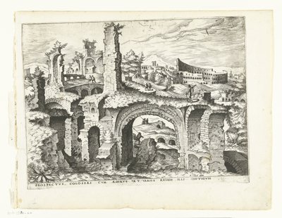 Vista del Colosseo da Johannes of Lucas van Doetechum (attributed to)