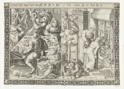 La cucina grassa da Johannes of Lucas van Doetechum
