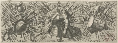 Friso con un tamburo doppio da Johannes of Lucas van Doetechum