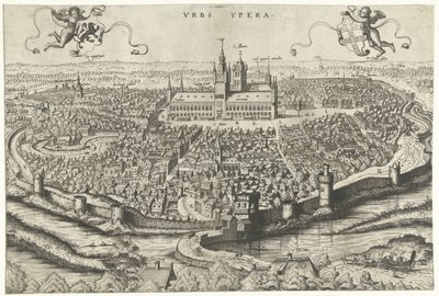 Veduta di Ypres da Johannes of Lucas van Doetechum