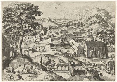 Paesaggio con San Girolamo da Johannes of Lucas van Doetechum
