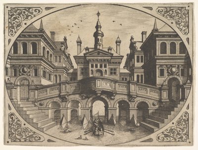 Tavola da Scenographiae..., 1560 da Johannes van Doetecum I
