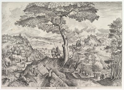 Soldati a riposo da Johannes van Doetecum I