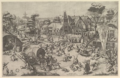 La fiera di San Giorgio, ca. 1569, stampata 1601 da Johannes van Doetecum I
