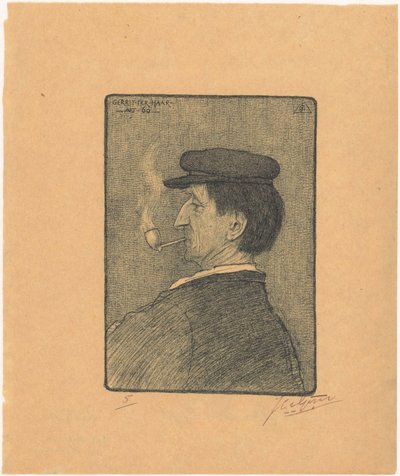 Ritratto di Gerrit ter Haar da Johannes van Gijn (signed by artist)