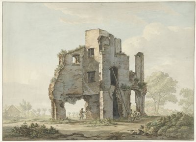 La demolizione delle rovine dell