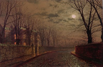 Una corsia D'AUTUNNO da John ATKINSON GRIMSHAW Vetro Tagliere Protettore della superficie 