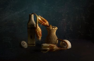 Natura morta floreale che svanisce da John-Mei Zhong