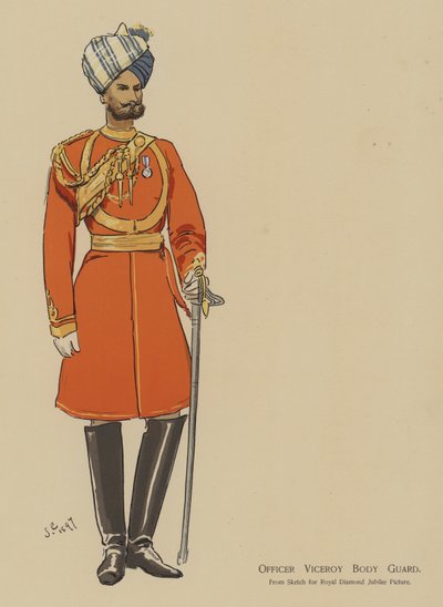 Ufficiale della Guardia del Viceré da John (after) Charlton